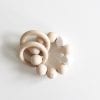 Rammelaar geo kralen | Wooden Basics|  Naturel - Afbeelding 4