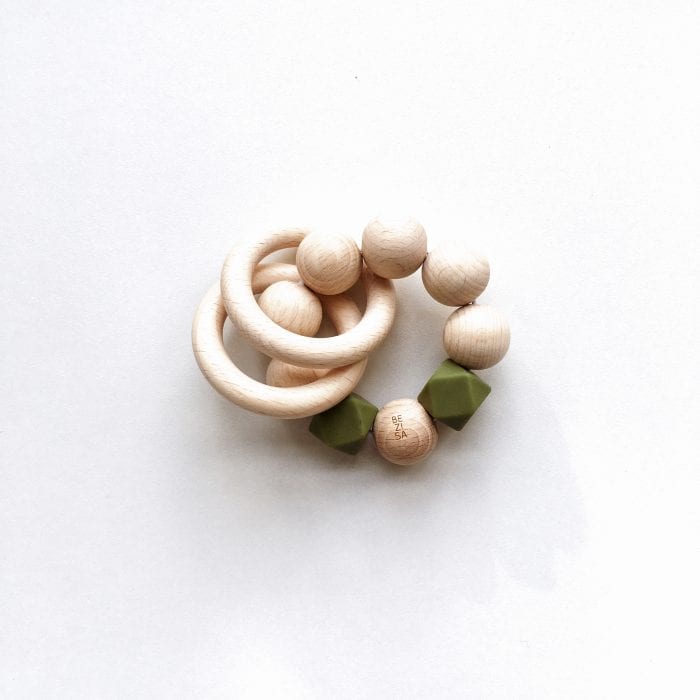 Rammelaar geo kralen | Wooden Basics | diverse kleuren - Afbeelding 13
