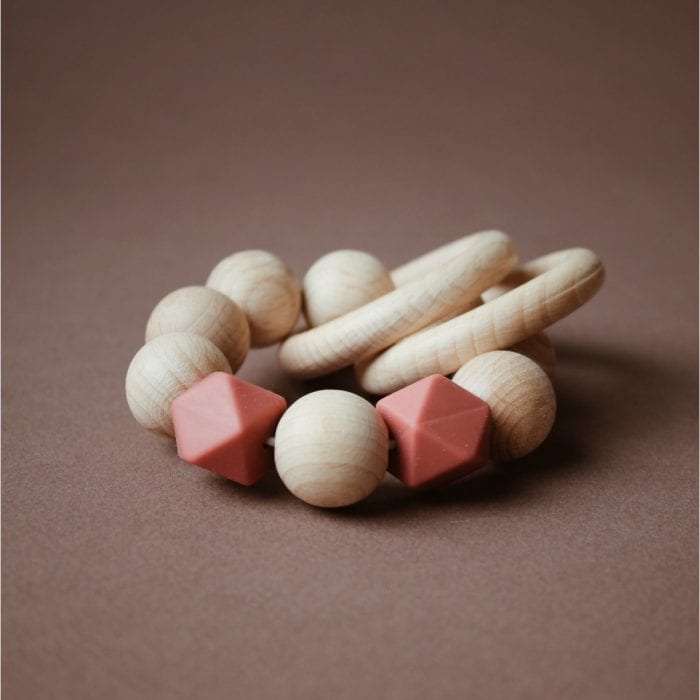 Rammelaar geo kralen | Wooden Basics | diverse kleuren - Afbeelding 12