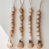 Speenkoord | Wooden beads | Quartz - Afbeelding 2