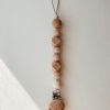 Speenkoord | Wooden beads | Quartz